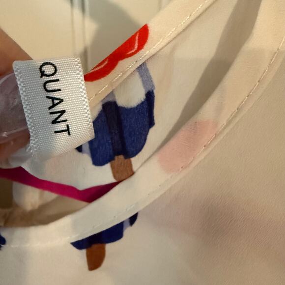 Vintage Mary Quant Popsicle July 4th Tiered Top Size Small - Picture 7 of 10